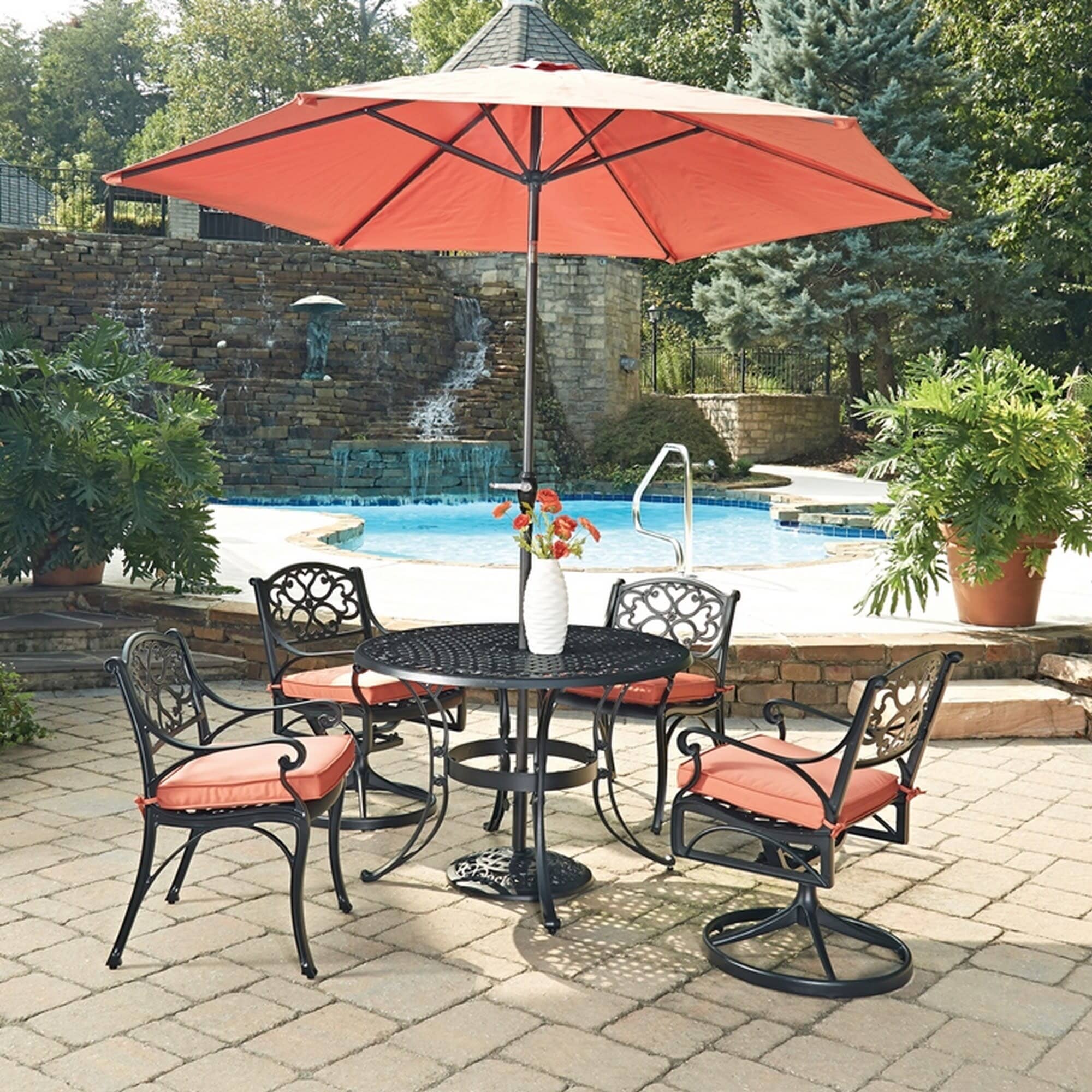 Traditional 6 Piece Outdoor Dining Set By Sanibel Outdoor Dining Set Sanibel
