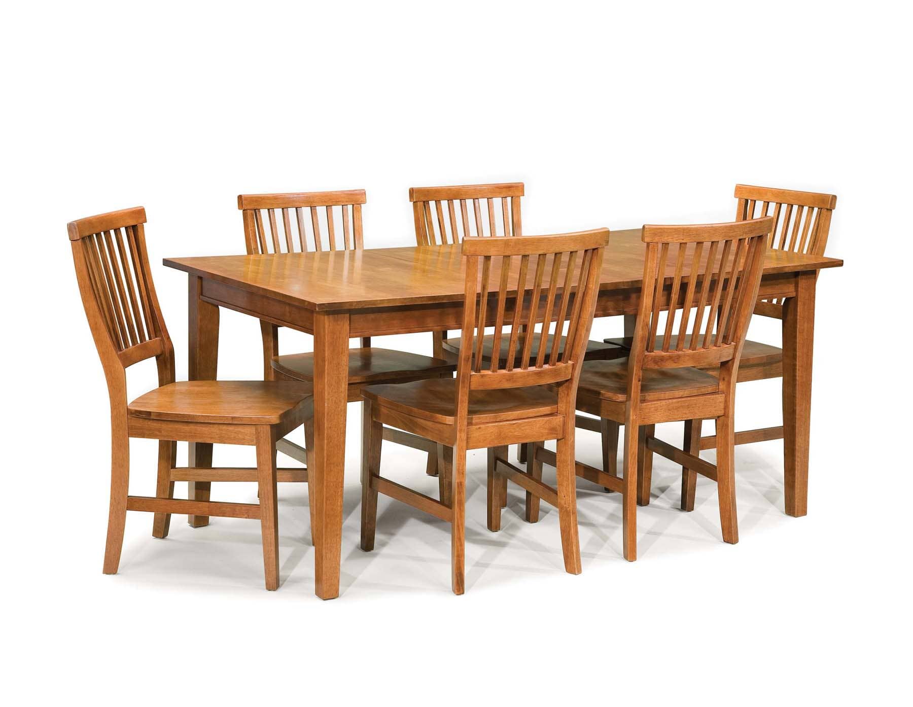 Traditional 7 Piece Dining Set By Arts & Crafts Dining Table & Chairs Arts & Crafts