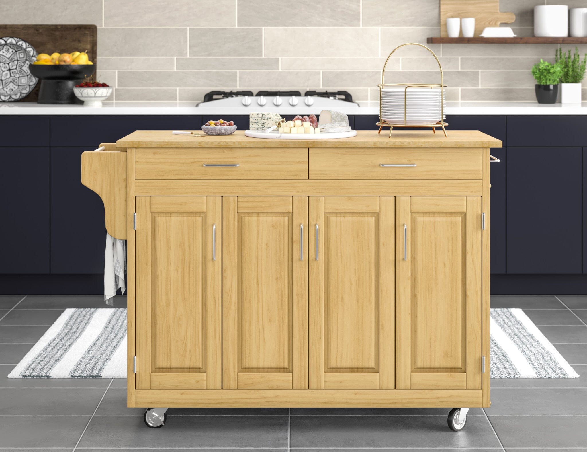 Traditional Kitchen Cart By Create-A-Cart Kitchen Cart Create-A-Cart