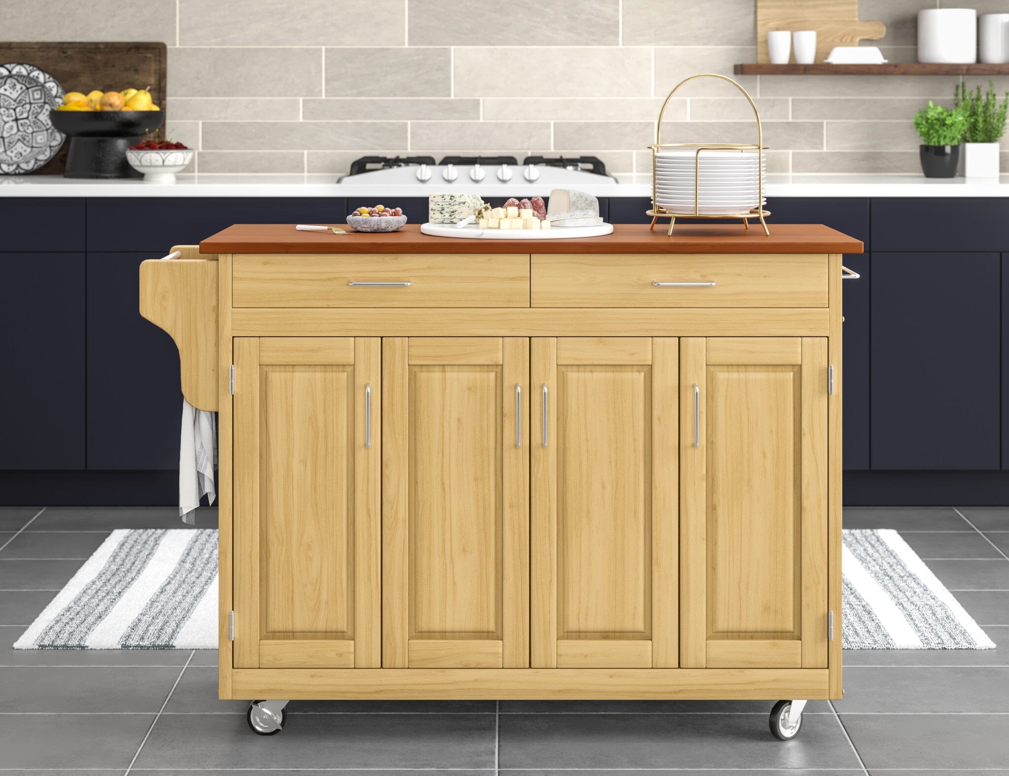 Traditional Kitchen Cart By Create-A-Cart Kitchen Cart Create-A-Cart