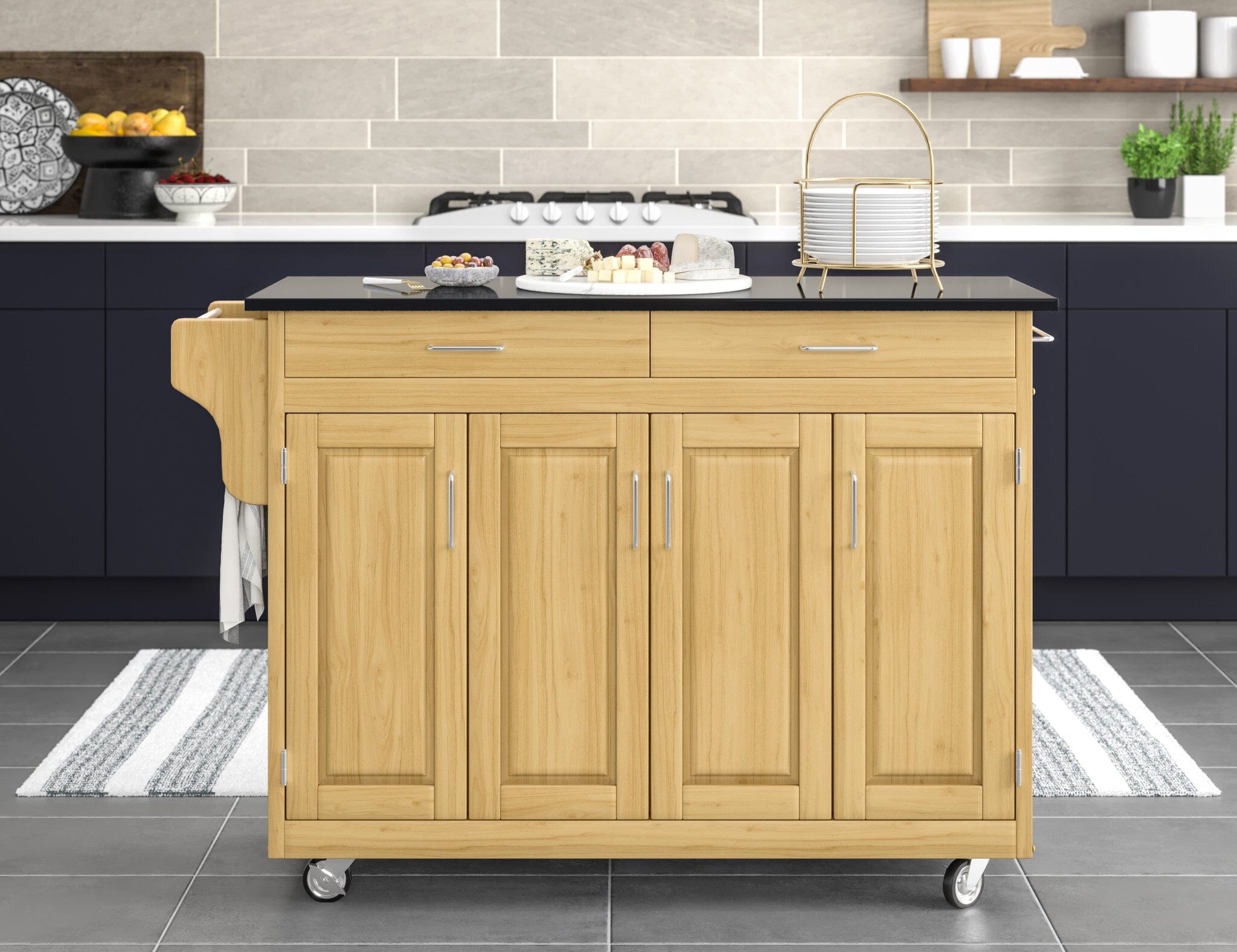 Traditional Kitchen Cart By Create-A-Cart Kitchen Cart Create-A-Cart