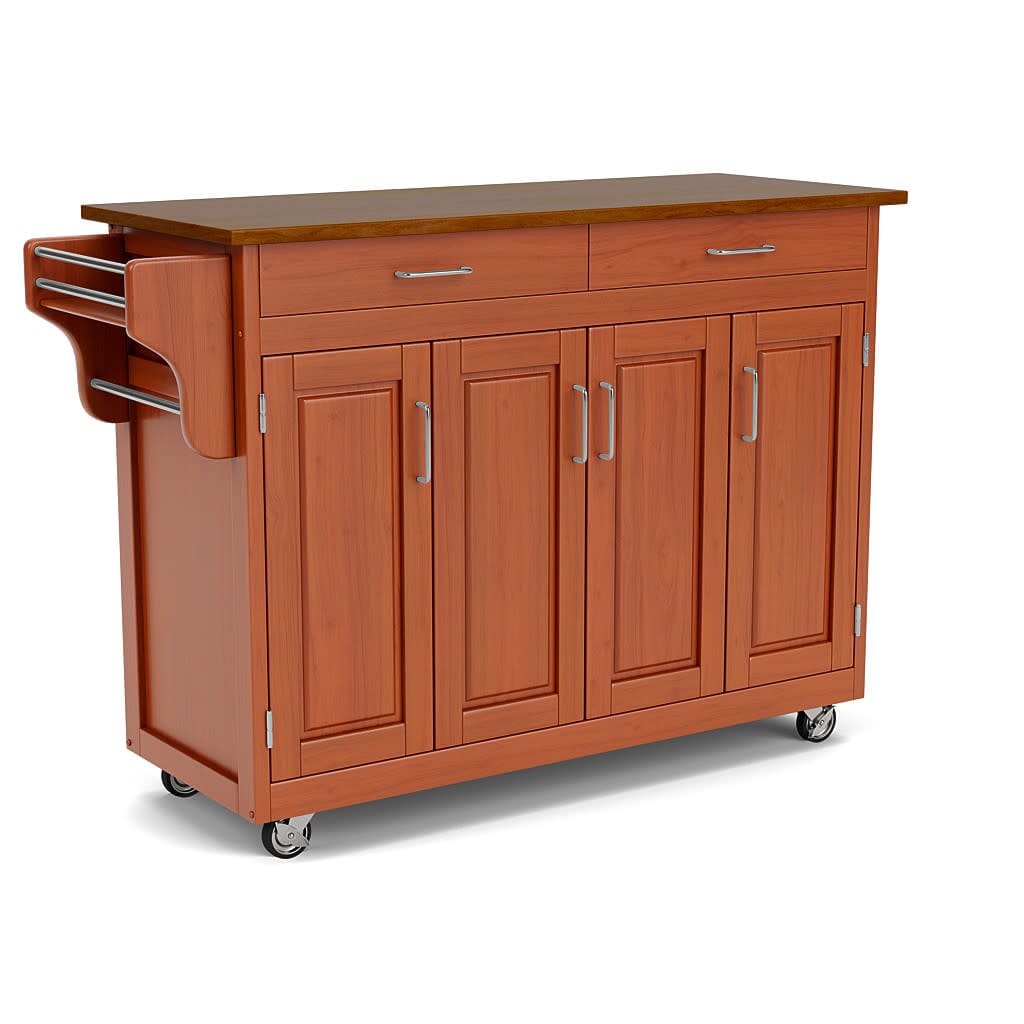 Traditional Kitchen Cart By Create-A-Cart Kitchen Cart Create-A-Cart