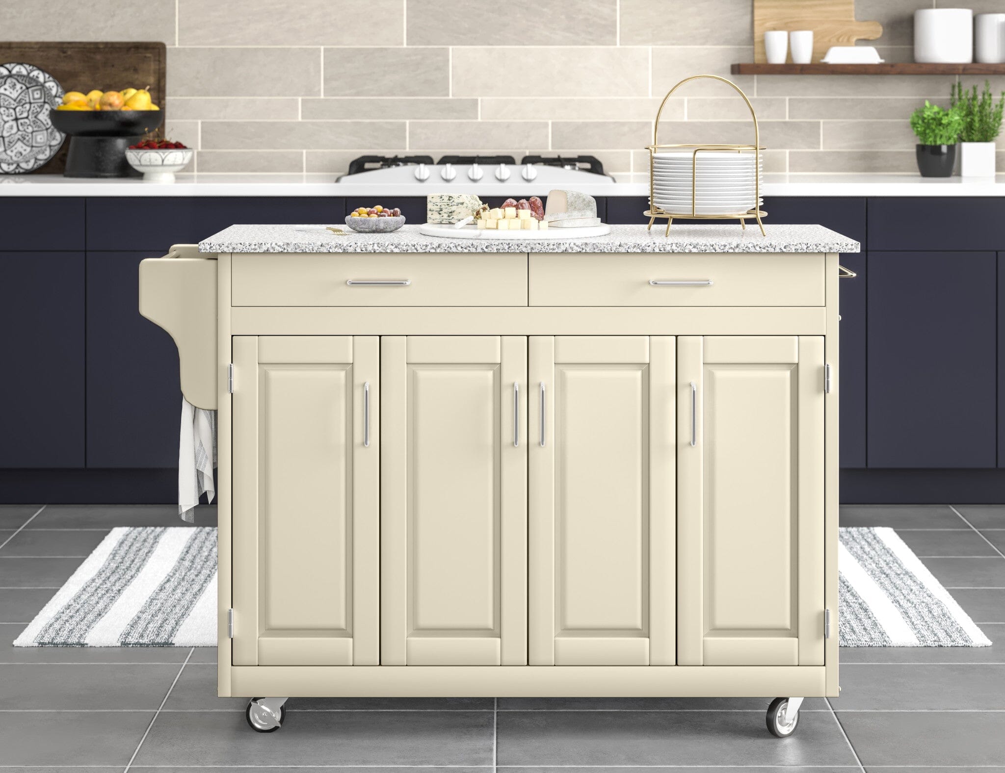 Traditional Kitchen Cart By Create-A-Cart Kitchen Cart Create-A-Cart