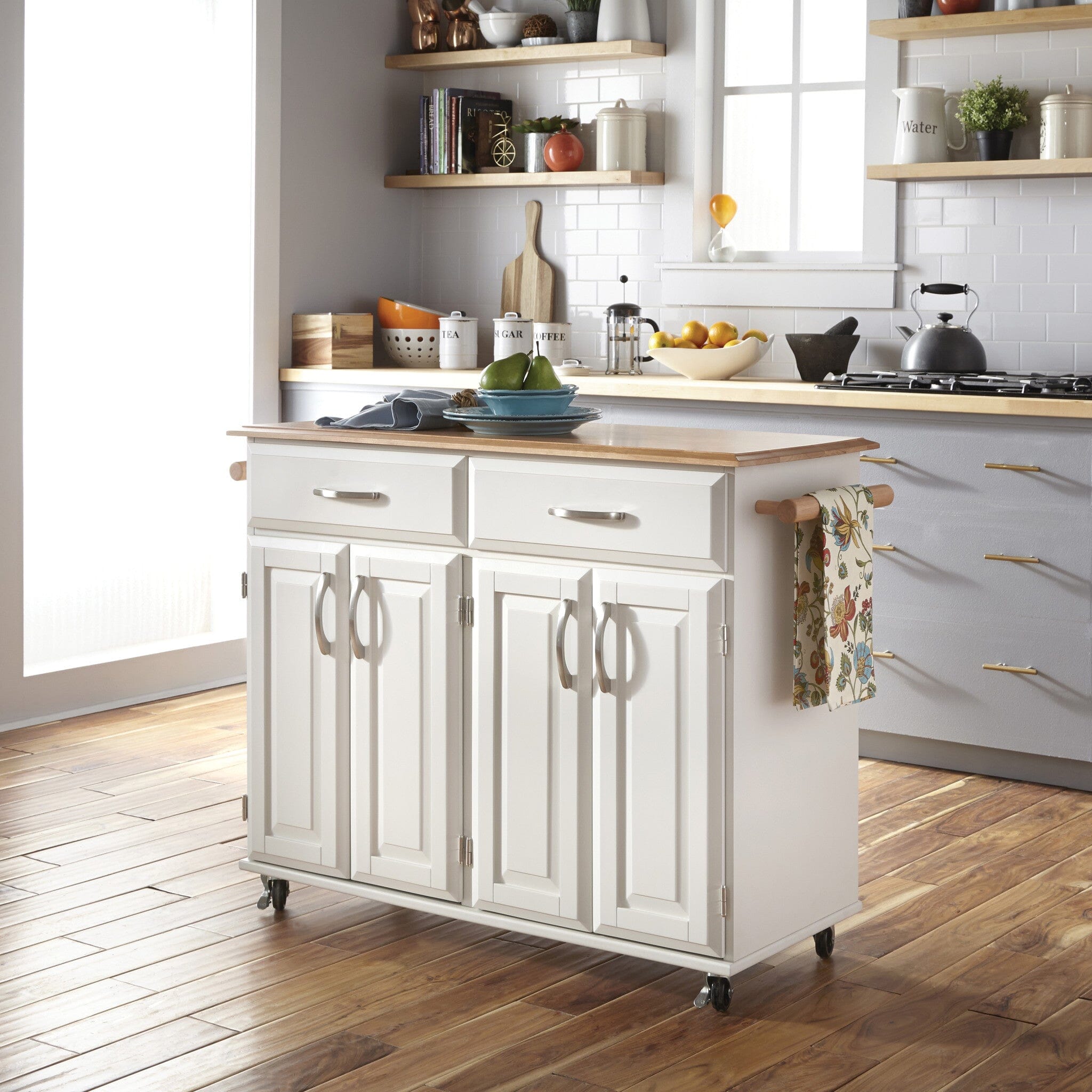 Traditional Kitchen Cart By Dolly Madison Kitchen Cart Dolly Madison