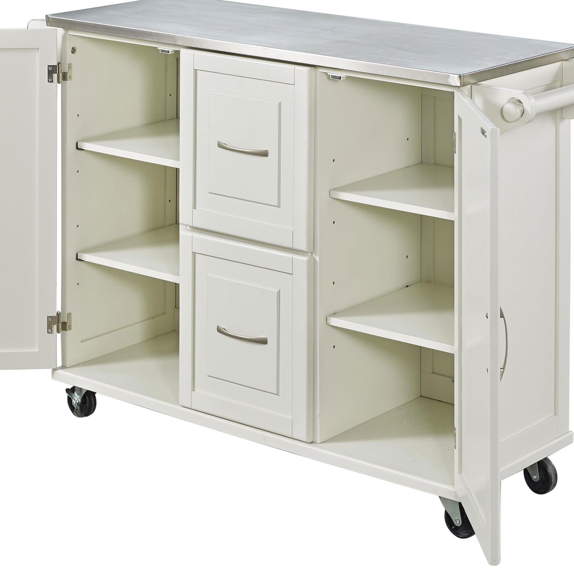 Traditional Kitchen Cart By Dolly Madison Kitchen Cart Dolly Madison