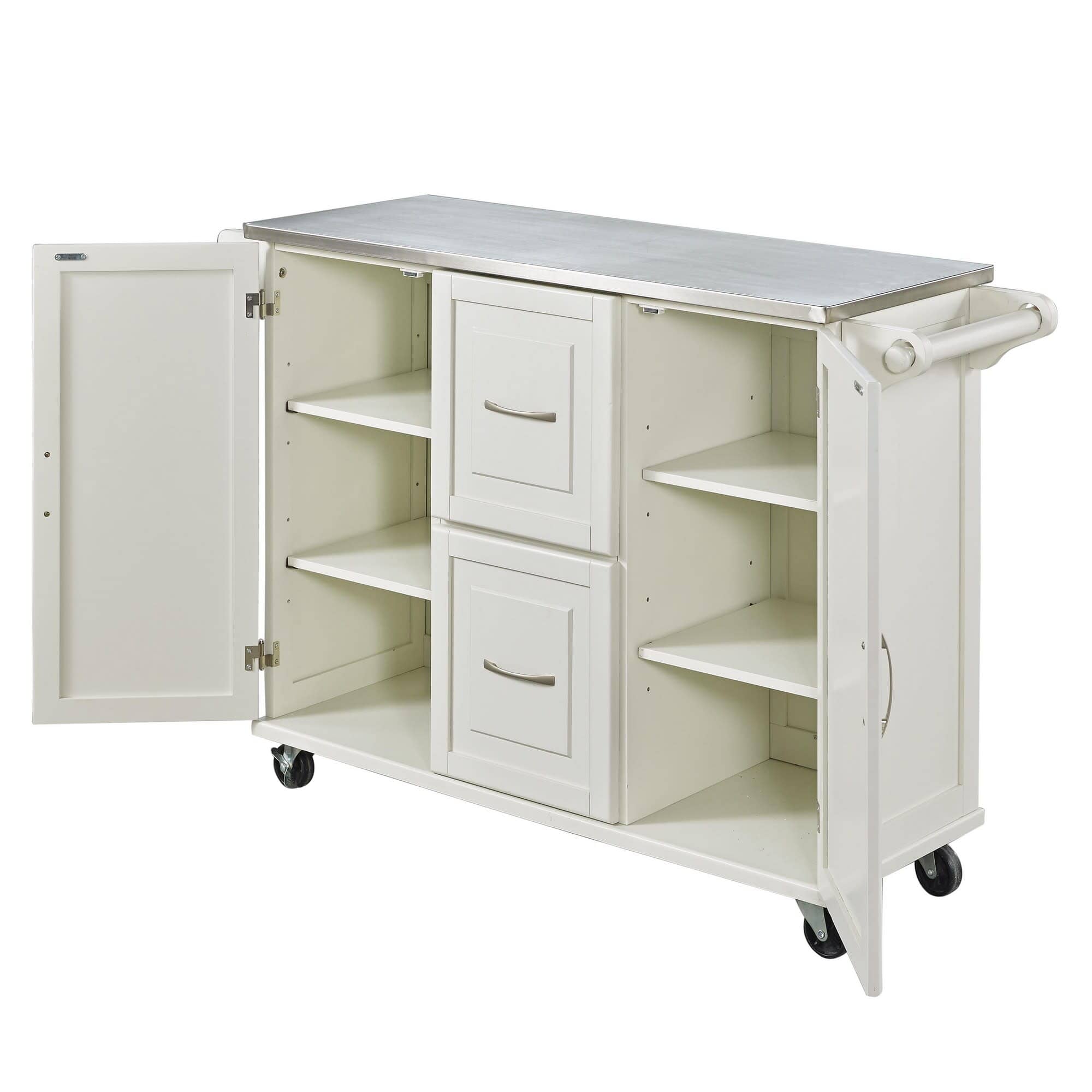 Traditional Kitchen Cart By Dolly Madison Kitchen Cart Dolly Madison