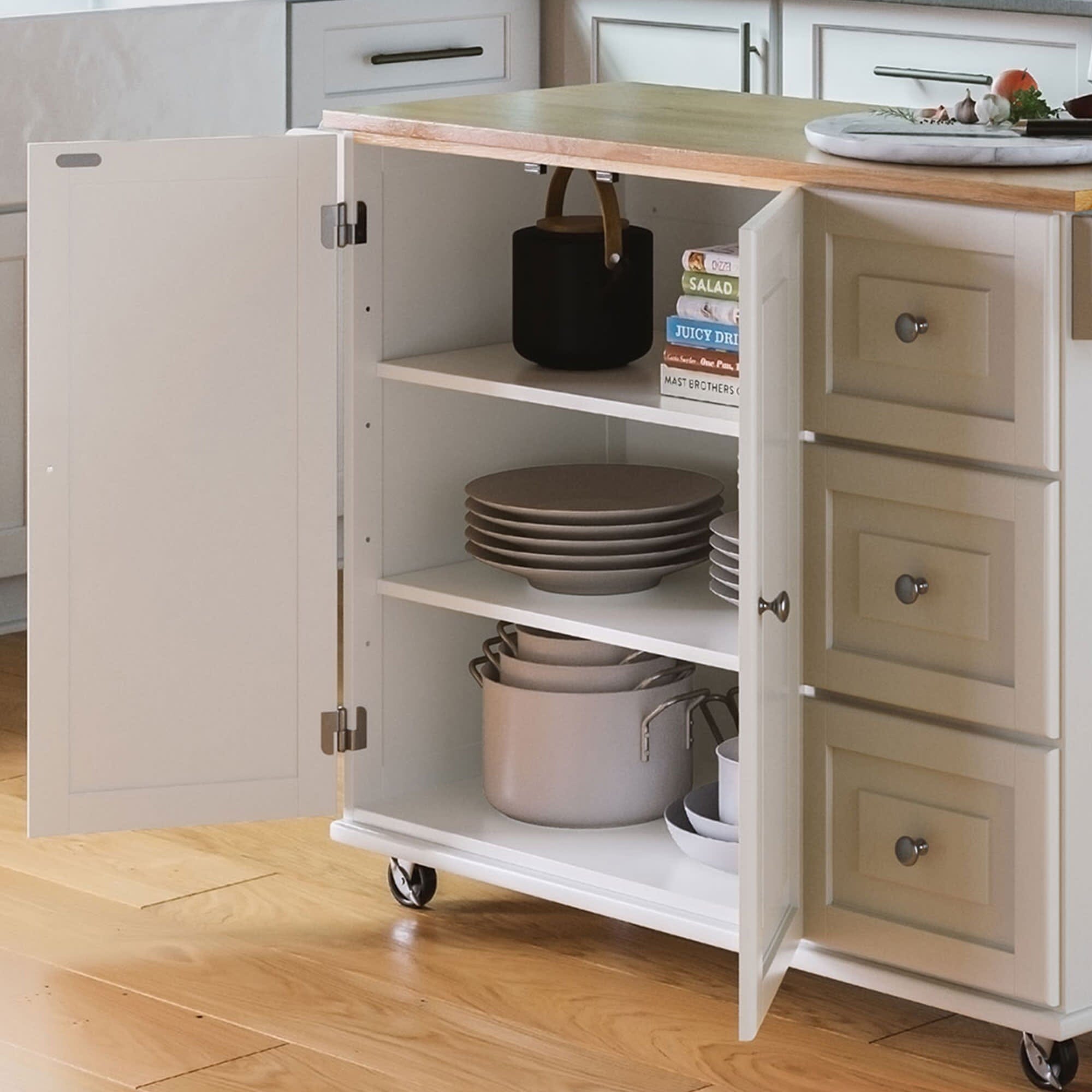 Traditional Kitchen Cart By Dolly Madison Kitchen Cart Dolly Madison