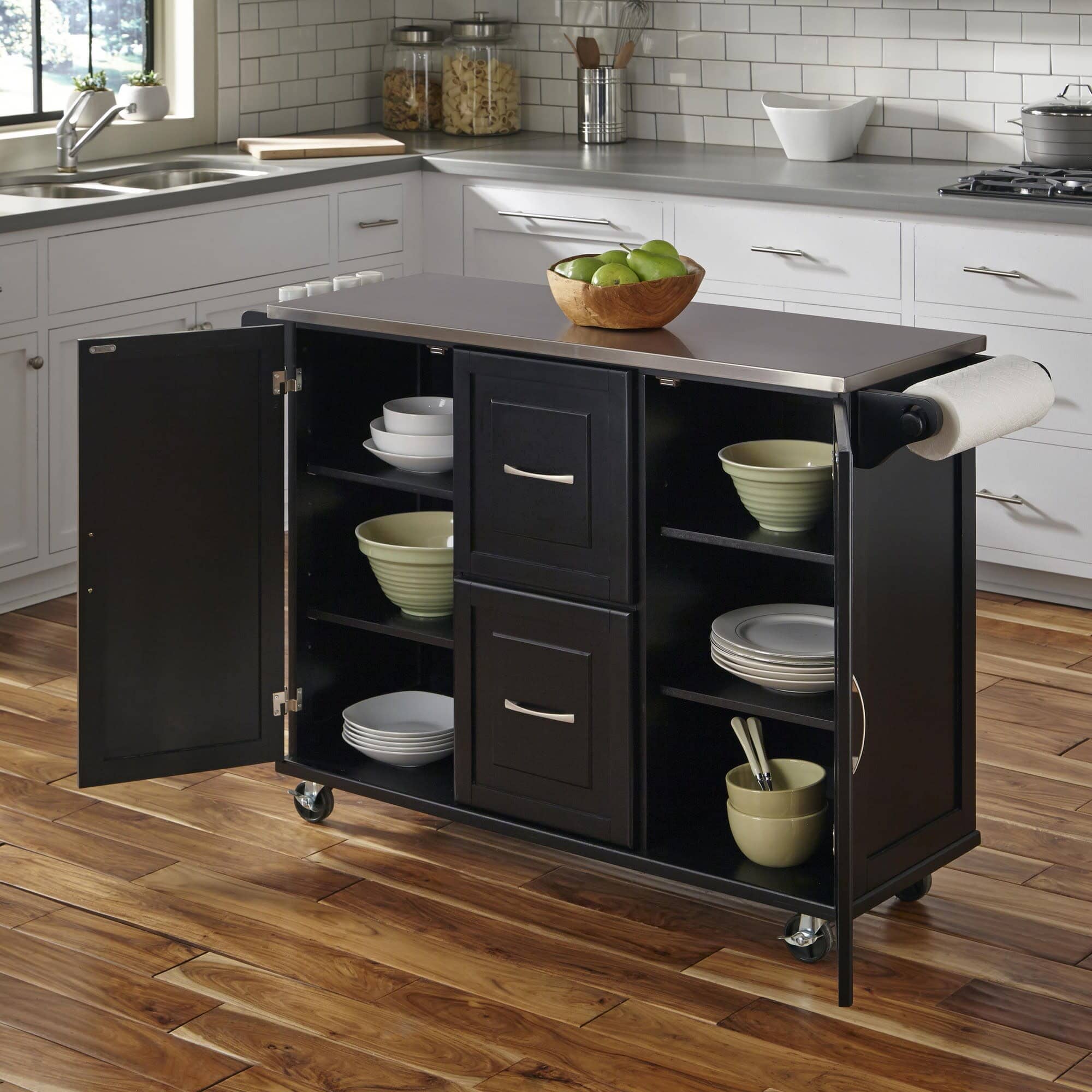 Traditional Kitchen Cart By Dolly Madison Kitchen Cart Dolly Madison