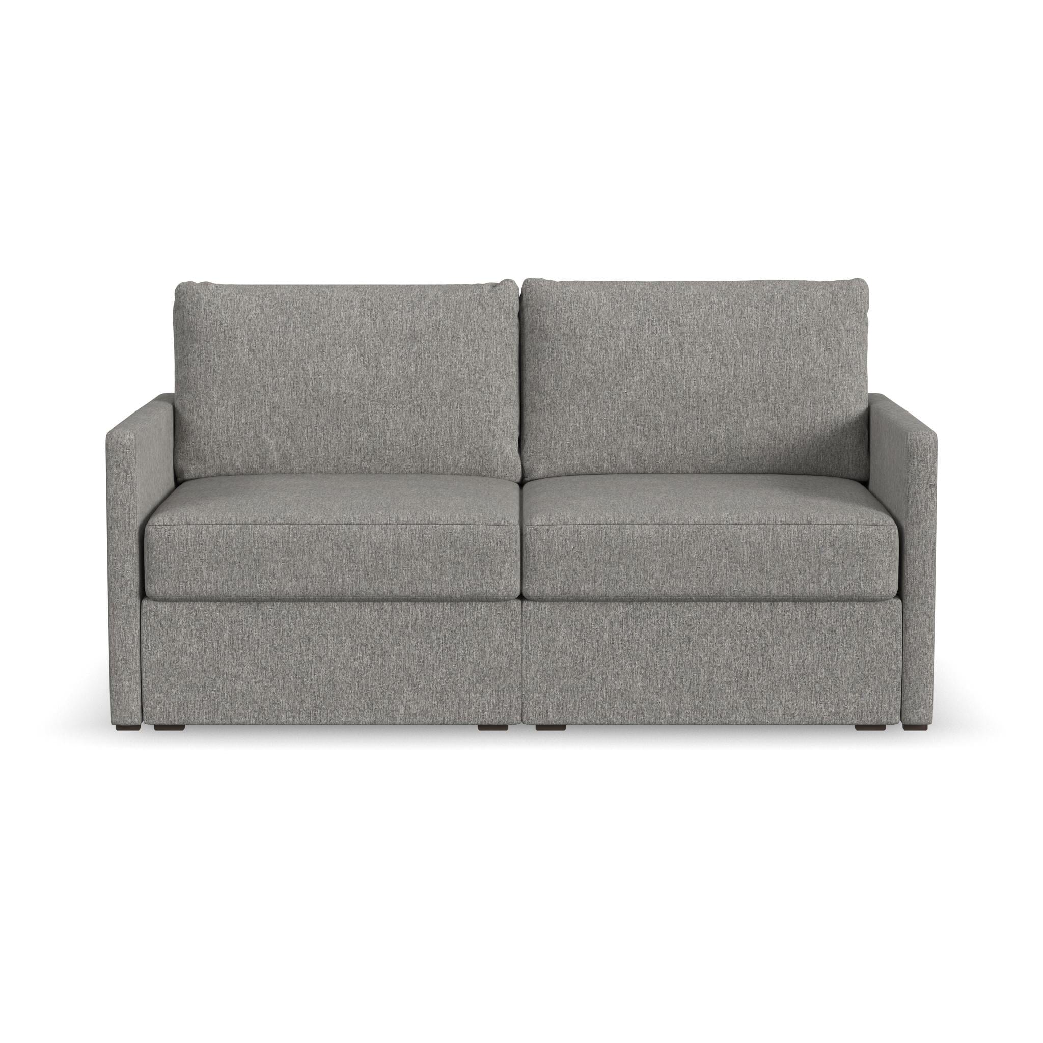 Traditional Loveseat with Narrow Arm By Flex Loveseat Flex