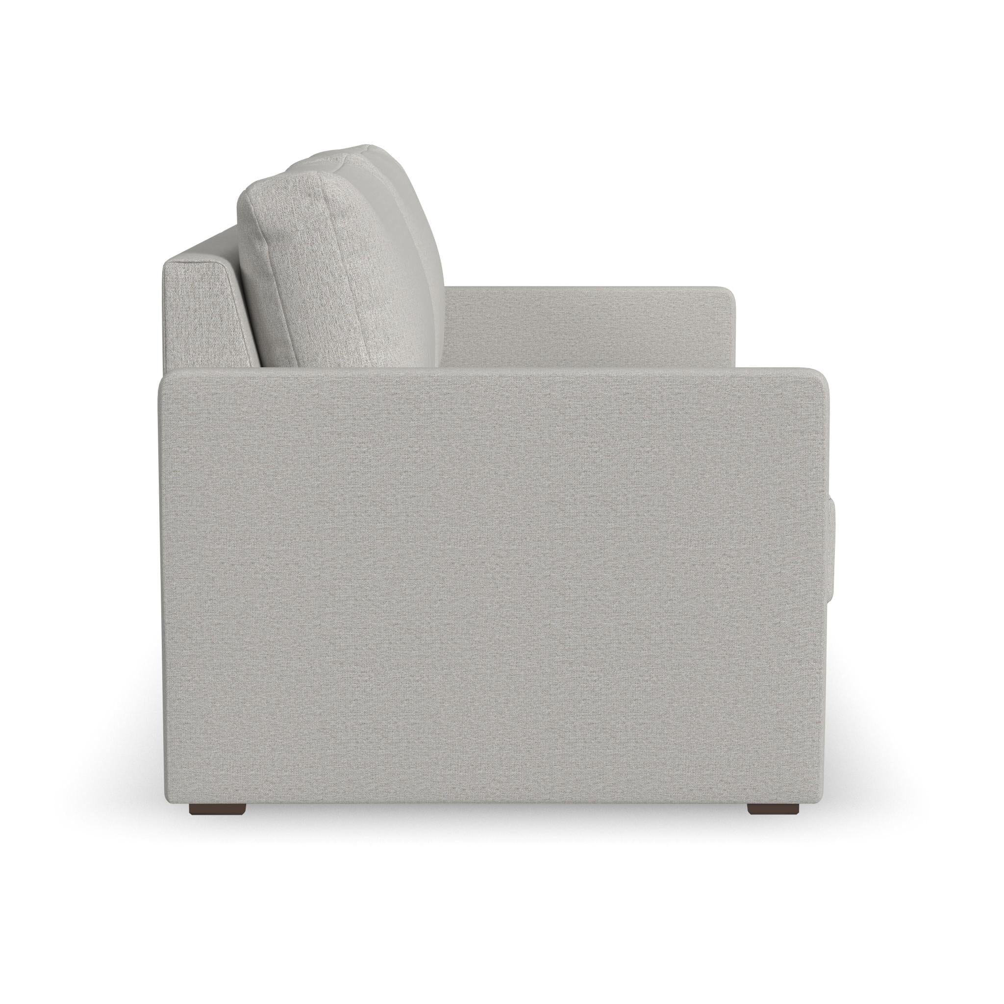 Traditional Loveseat with Narrow Arm By Flex Loveseat Flex