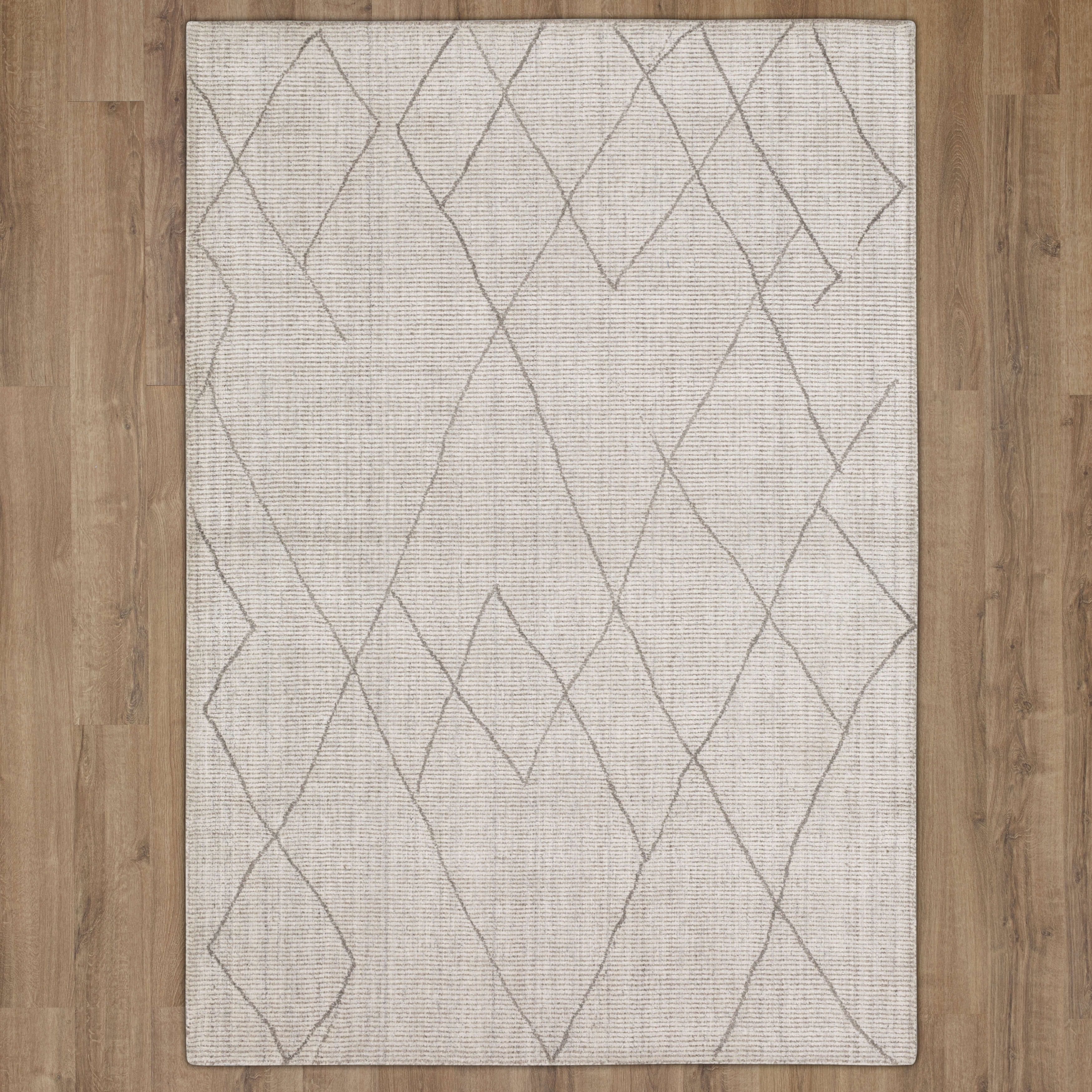 Tribal Diamond Silver 4' X 6' Karastan Rugs